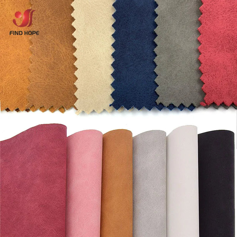 Faux Suede Frosted SheepSkin PU Soft Leather Fabric Waterproof Synthetic Roll Sewing Sofa Bow Garment DIY Material Handmade