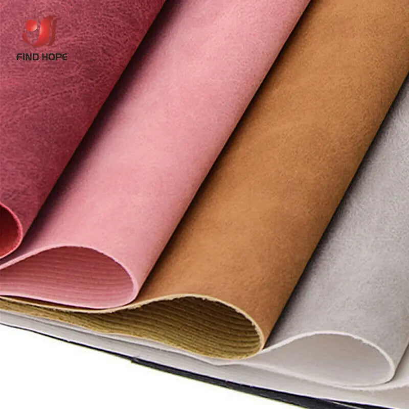 Faux Suede Frosted SheepSkin PU Soft Leather Fabric Waterproof Synthetic Roll Sewing Sofa Bow Garment DIY Material Handmade