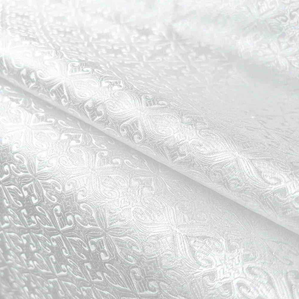 Damask Silk Satin Brocade Jacquard Fabric Vintage Floral Vein For Sewing Coat Curtain Tablecloth Sofa Cushion And Skirt Clothing