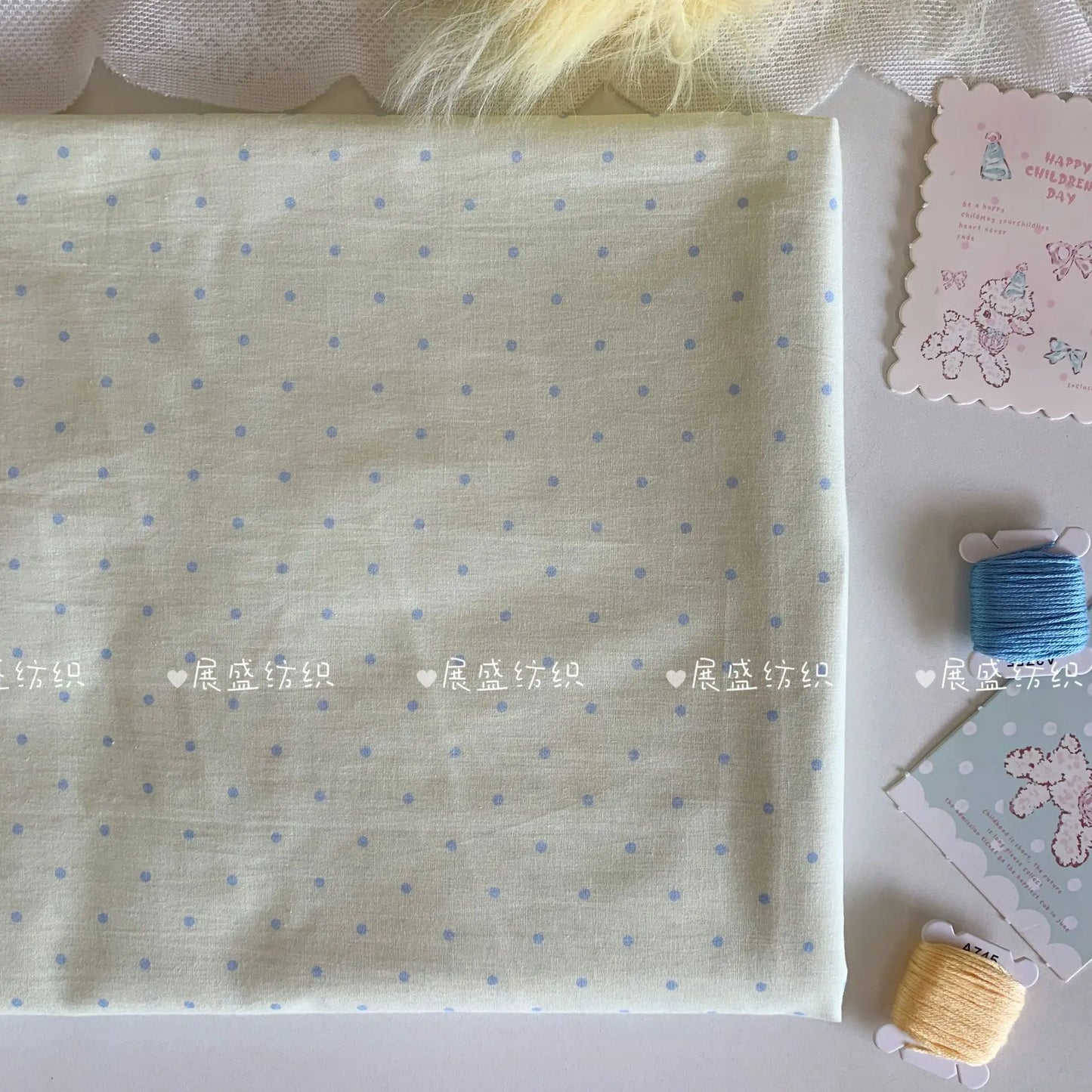 140x50cm  60s Small Dots Classic Polka Dot Printed Fabric for Children's  Women's Clothing, Home Wear, Bags Sewing Cloth