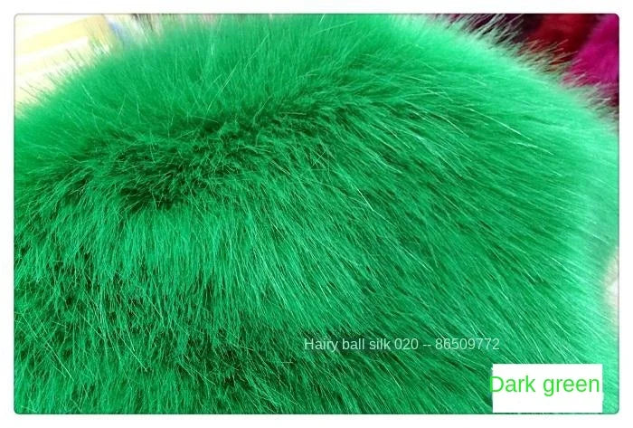 Plush Fabric Soft Smooth Imitation Fox Fur Clothing Collar Carpet Decoration Pad Counter Cloth Diy Sewing By The Meter