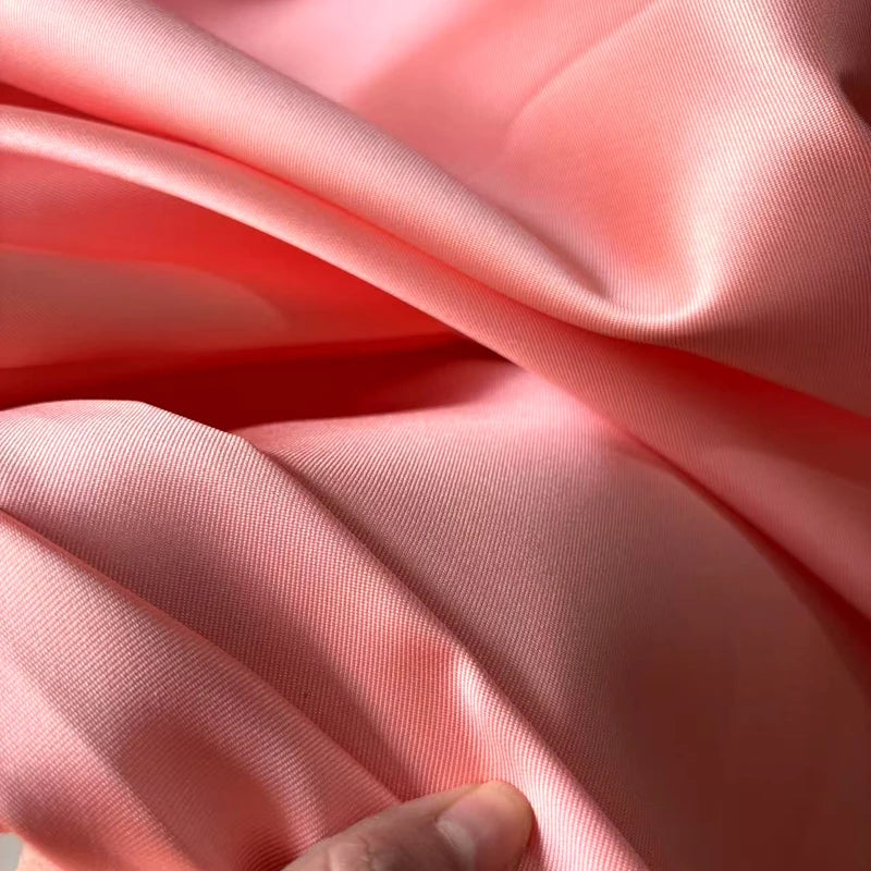 White Ivory Luxury Stiff Mikado Satin Fabric by the Yard, Bridal Wedding Dress Suit Fabric, Twill Satin DIY Sewing Material