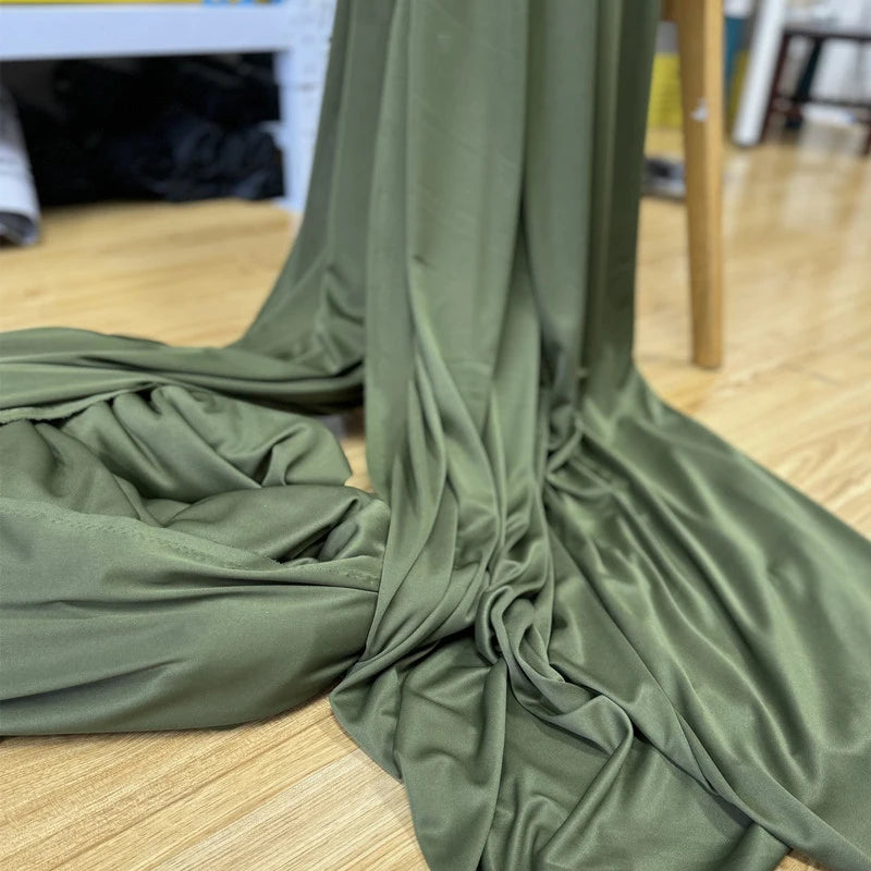 Beige Stretchy Fabric Backdrops Wedding Party Decoration Curtain Garment Drap Handmade DIY Stretch Sewing Material Dress Lining