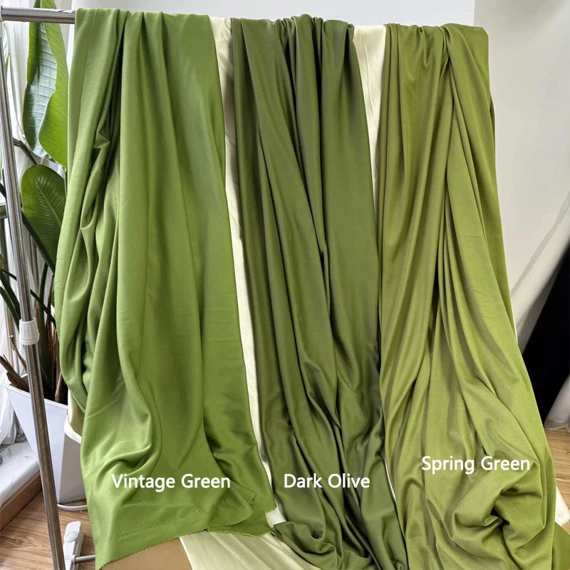 Beige Stretchy Fabric Backdrops Wedding Party Decoration Curtain Garment Drap Handmade DIY Stretch Sewing Material Dress Lining