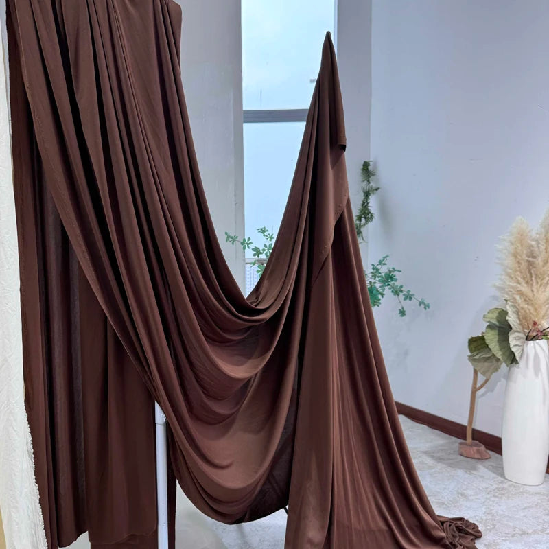 Beige Stretchy Fabric Backdrops Wedding Party Decoration Curtain Garment Drap Handmade DIY Stretch Sewing Material Dress Lining