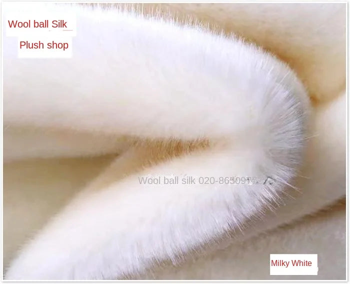 Plush Fabric Soft Smooth Imitation Fox Fur Clothing Collar Carpet Decoration Pad Counter Cloth Diy Sewing By The Meter