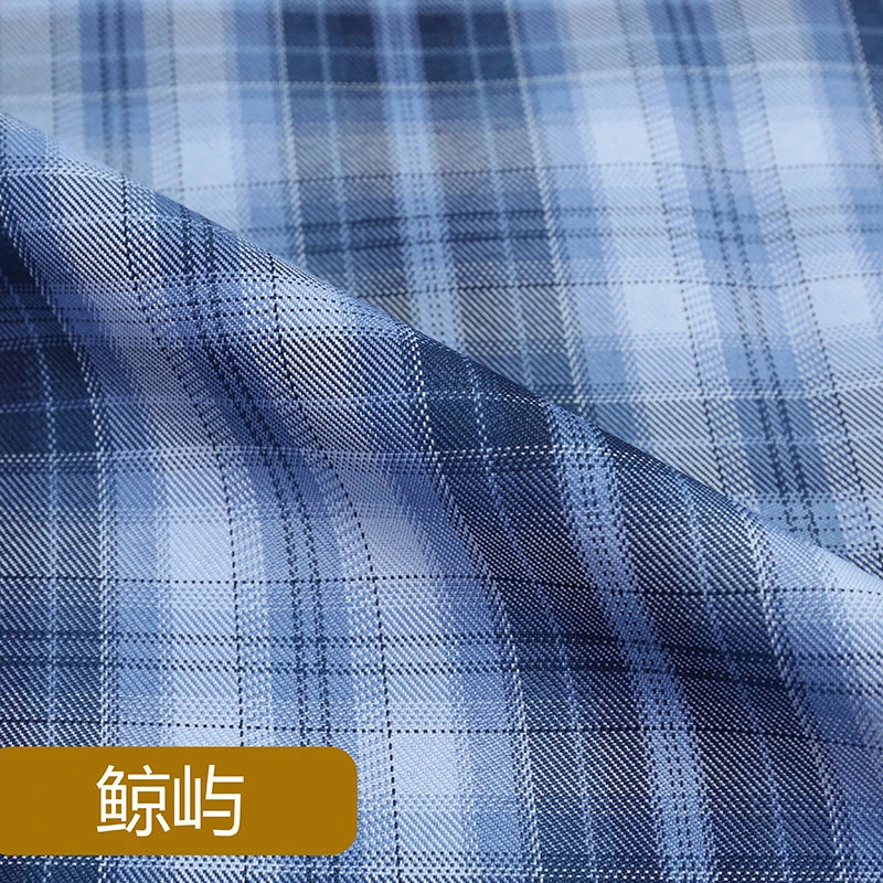 JK Uniform Plaid Fabric Yarn-Dyed Polyester Clothing Bow Tie Pleated Skirt Fabric Handmade Gadget DIY Large Intestine Hair Ring