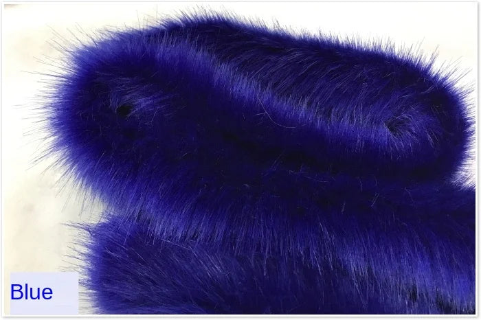 Plush Fabric Soft Smooth Imitation Fox Fur Clothing Collar Carpet Decoration Pad Counter Cloth Diy Sewing By The Meter