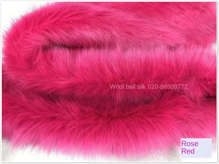Plush Fabric Soft Smooth Imitation Fox Fur Clothing Collar Carpet Decoration Pad Counter Cloth Diy Sewing By The Meter
