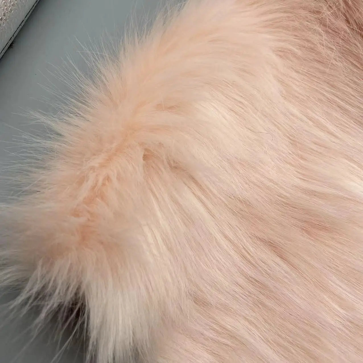 Plush Fabric Soft Smooth Imitation Fox Fur Clothing Collar Carpet Decoration Pad Counter Cloth Diy Sewing By The Meter