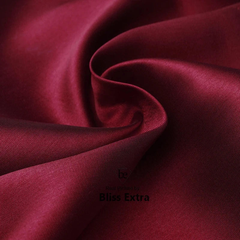 White Ivory Luxury Stiff Mikado Satin Fabric by the Yard, Bridal Wedding Dress Suit Fabric, Twill Satin DIY Sewing Material